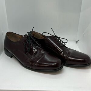 BOSTONIAN MENS BROWN LEATHER LACE UP DRESS SHOES FTL-08-307